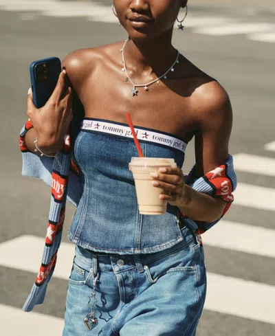Tommy Jeans Tommy Girl Women's Denim Tube Top