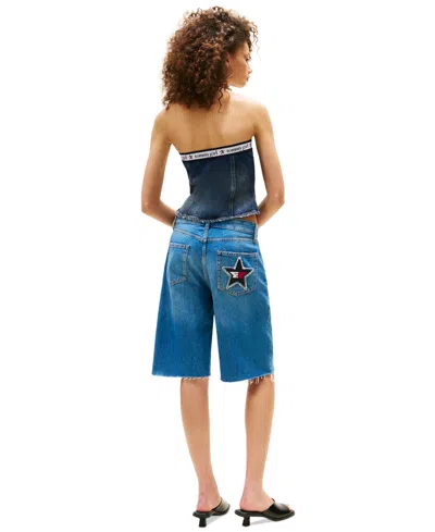 Tommy Jeans Tommy Girl Women's Denim Tube Top