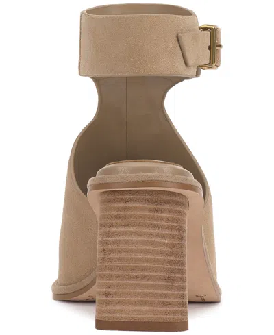 Vince Camuto Women's Faelan Ankle Strap Peep Toe High Heels