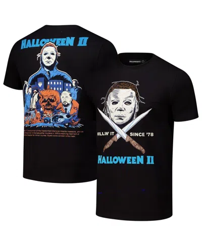 Freeze Max Men's Black Halloween Poster T-shirt