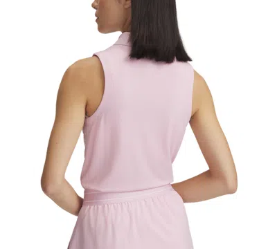 Under Armour Women's Ua Active Sleeveless Golf Polo In Pink