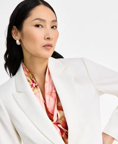 Tahari Asl Peak-lapel Button-front Jacket, Regular & Petite