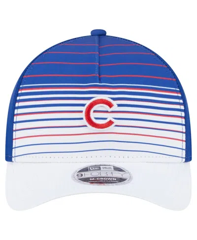 New Era Men's Royal Chicago Cubs Gradient 9forty M-crown Adjustable Hat