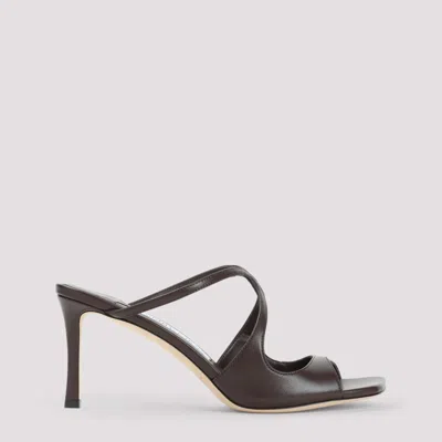 Jimmy Choo Brown Open Toe Heels