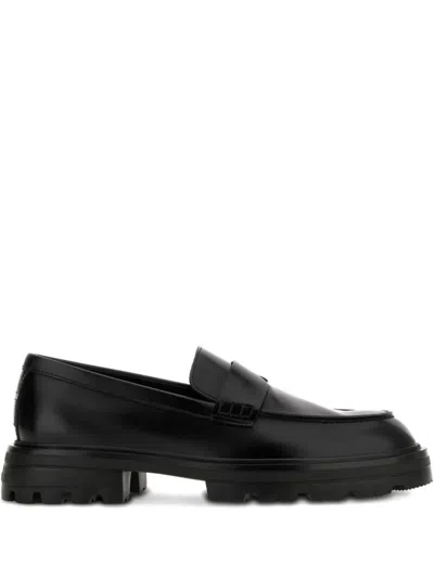 Hogan H673 Leather Loafers