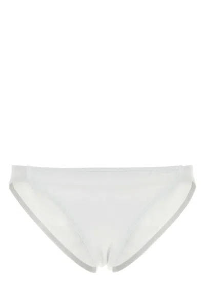 Eres Paris White Stretch Nylon Bikini Bottom