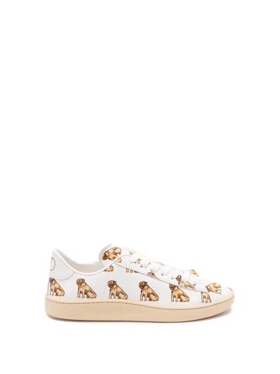 Valentino Sneaker Royco In Vitello Nappato Petit Charles In White