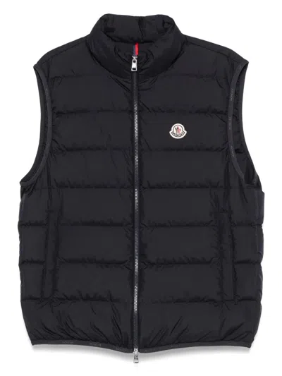 Moncler Gilet Imbottito Contrin In Black