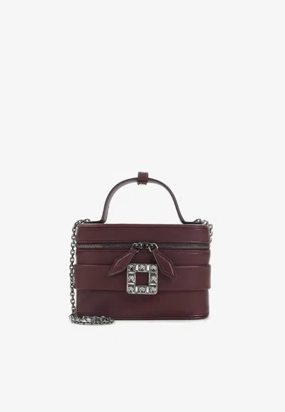 Roger Vivier Vanity Micro Bag Rectangular Shape In Purple