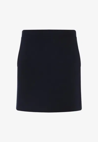 's Max Mara Aida Panno Mini Skirt In Black