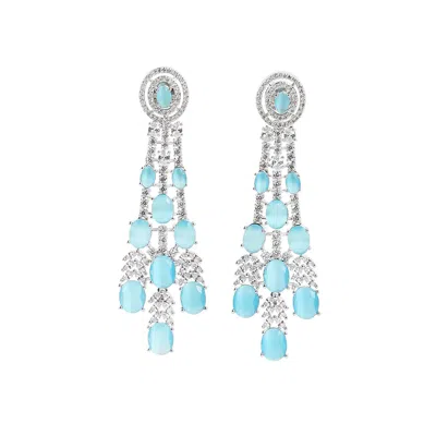 Sohi Women's The Angelique Drop Earrings