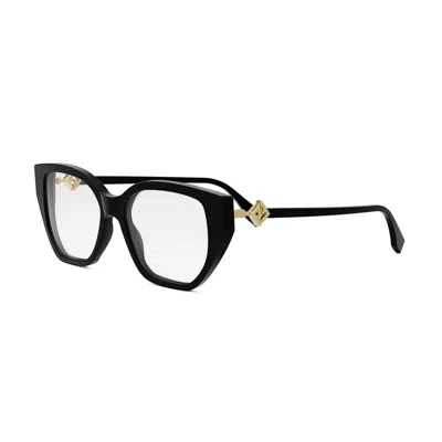 Fendi Fe50100i Ff Diamonds 001 Nero Glasses