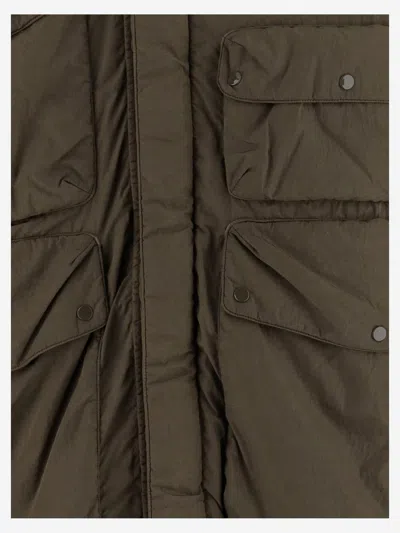 C.p. Company Flatt Nylon Goggle Jacket In Green