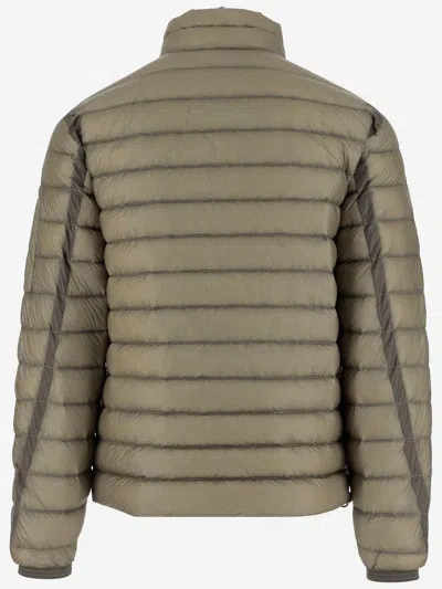 C.p. Company High Collar Dd-shell Bomber Jacket In Green