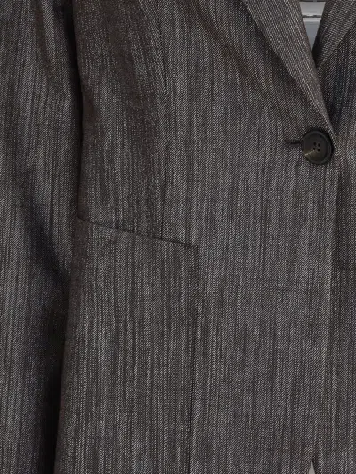 Brunello Cucinelli Single-breasted Lurex Fabric Blazer