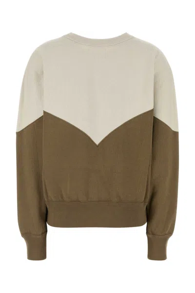 Isabel Marant Étoile Two-tone Cotton Blend Houston Sweatshirt