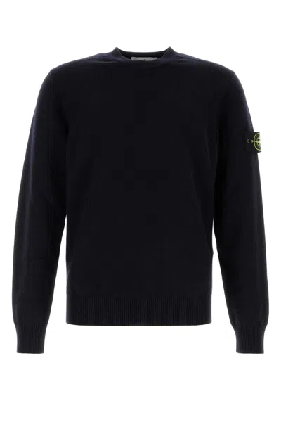 Stone Island Cotton Sweatshirt In Black