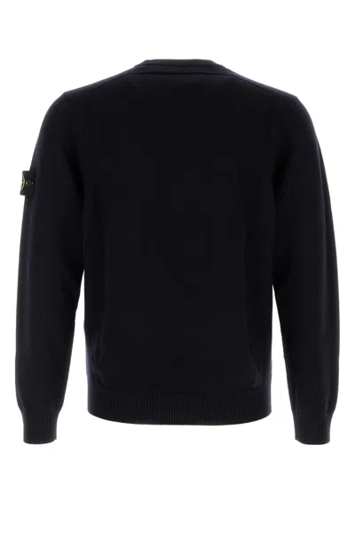 Stone Island Cotton Sweatshirt In Black