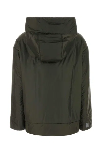 Max Mara The Cube Daria Zip-up Padded Jacket In Green