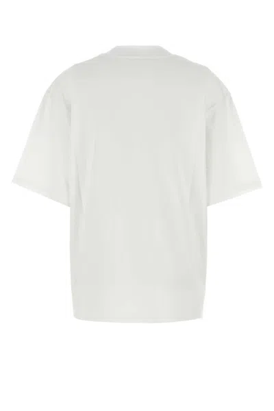 Marni White Cotton T-shirt With Tulip Print Women In White