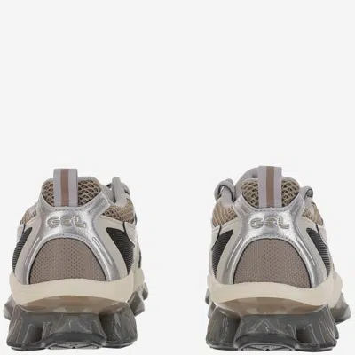 Asics Multicolor Mesh And Rubber Gel Quantum Kinetic Sneakers In Brown