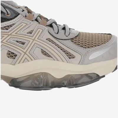Asics Multicolor Mesh And Rubber Gel Quantum Kinetic Sneakers In Brown
