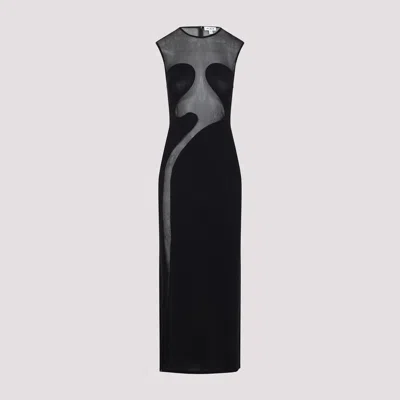 Alaïa Alaia Women Knit Molded Midi Dress