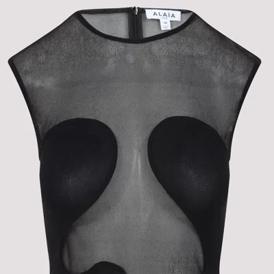 Alaïa Alaia Women Knit Molded Midi Dress
