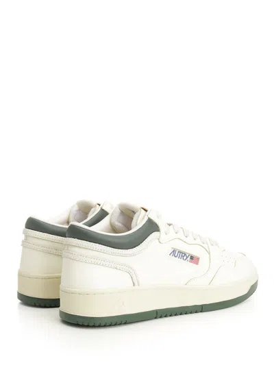 Autry Maison Kitsuné Medalist Low Sneakers In Neutral