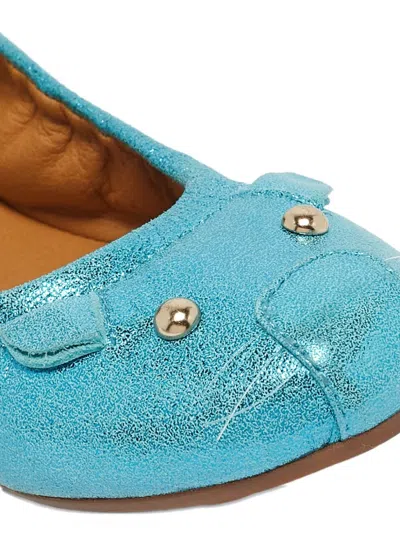 Pre-owned Marc Jacobs Vintage Metallic Ballet Flats