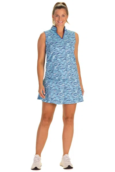 Duffield Lane The Sherri Skort In Leland Gal Shoreline In Blue