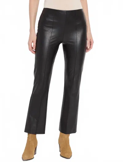 Lyssé Ankle Elysse Vegan Leather Pants In Black In Black
