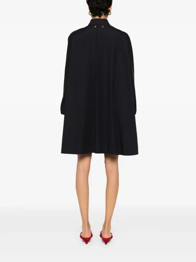 Max Mara Poplin Mini Shirt In Black