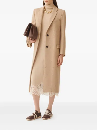 Fabiana Filippi Knit Dress With Lace Hemline