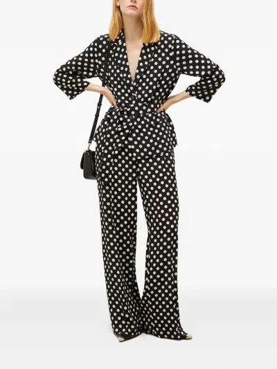 Marella Livia Polka-dot Belted Jacket