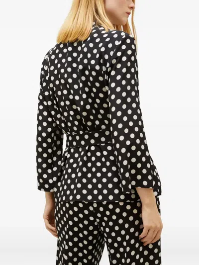 Marella Livia Polka-dot Belted Jacket