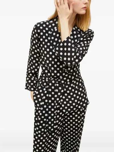 Marella Livia Polka-dot Belted Jacket