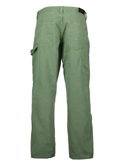 Japan Rags Kobe Cargo Pocket Trousers In Green