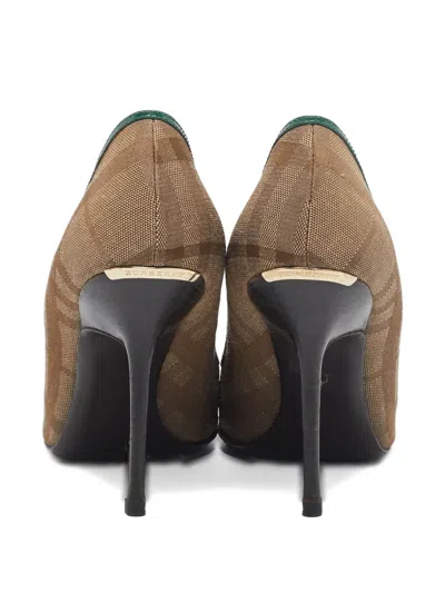 Pre-owned Burberry Fringed-detail Heeled Pumps