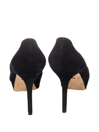Pre-owned Sergio Rossi Vintage Suede Platform Pumps