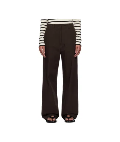 Jil Sander Cotton Canvas Trousers
