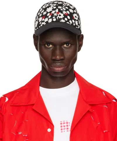 Marni Logo Embroidered Twill Baseball Cap