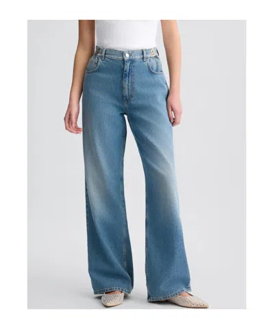 Liu •jo Liu Jo High-rise Baggy Jeans In Blue
