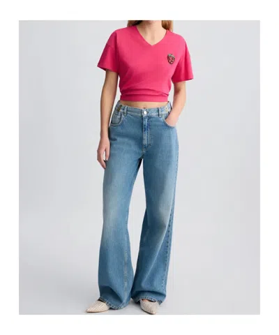 Liu •jo Liu Jo High-rise Baggy Jeans In Blue
