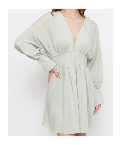 Ottod'ame Dresses Green In Gray