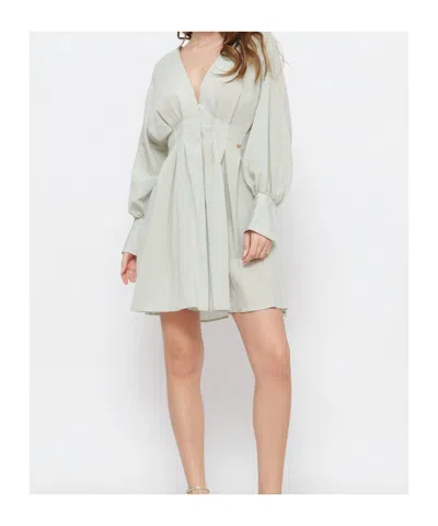 Ottod'ame Dresses Green In Gray