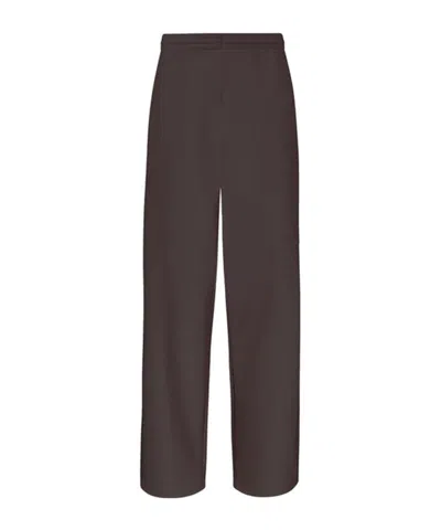 Martine Rose Wide-leg Sweatpants In Brown