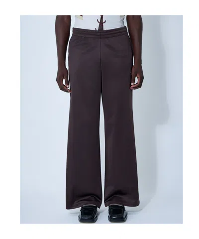 Martine Rose Wide-leg Sweatpants In Brown