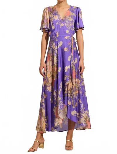 Auguste The Label Kirby Wrap Maxi Dress In Lavender In Purple