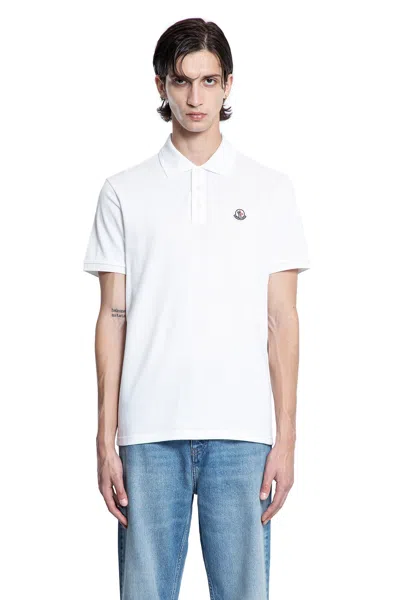 Moncler Man White T-shirts & Tank Tops
